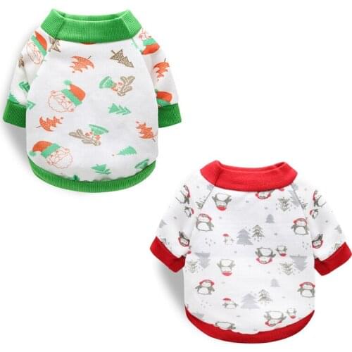 Winter Pet Dog Clothes Christmas Dog Clothing For Dogs Vest Shirt Warm Cat Clothes For Dogs Pets Clothing Chihuahua Yorkshire