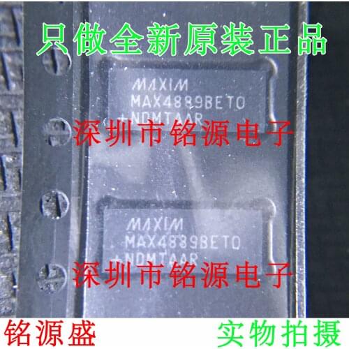 100% New&original In Stock MAX4889BETO+T MAX4889BETO MAX4889B MAX4889 QFN42