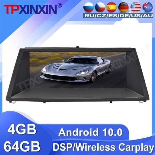 64G For BMW X5 X6 2007 2008 2009 2010 Android 10 Car Radio Tape Recorder video Multimedia Player GPS Navigation IPS HD Screen