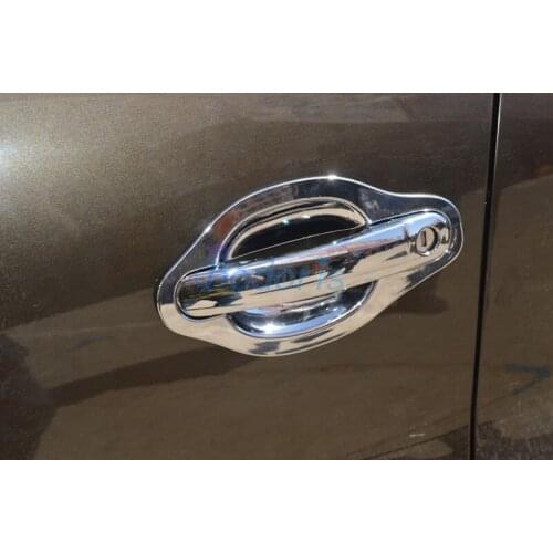 Car Chrome handle Protective Cover Door Handle Outer Bowls Garnish Moulding Trim 2009-2016 For Volkswagen VW Tiguan Accessories