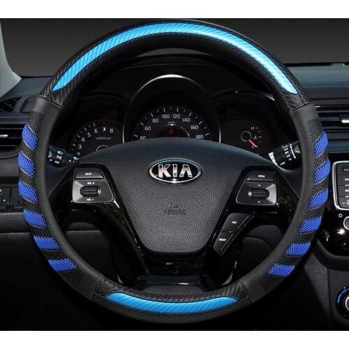 Car Steering-wheel Covers Automobile Wheel Cover For Kia Ceed Rio K2 K3 Sportage R Picanto Carnival Niro Car decoration