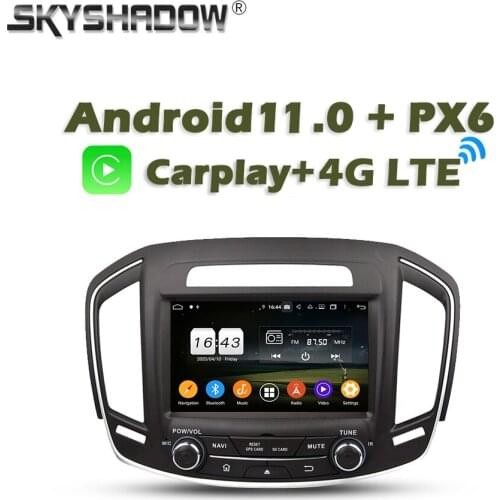720P Wireless Carplay PX6 Android 10.0 4G +64G Car DVD Player GPS Radio wifi Bluetooth For Buick Excelle Opel Astra J 2010-2013