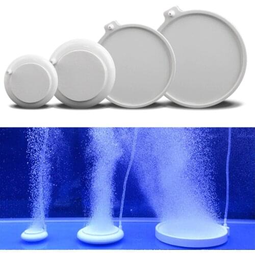 Quiet Aquarium Air Stone Nano Air Diffuser Fish Tank Air Bubble Disk Super Small Bubble Nano Refiner Air Pump Outlet Accessories