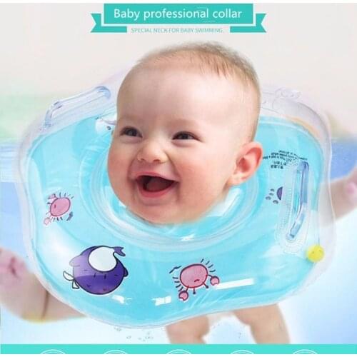 Neck Ring Tube Safety Infant Float Circle Baby Summer Swimming Inflatable Pool Toys Water Seat Kids Swim Bathing Accessories