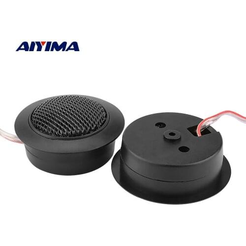 AIYIMA 2Pcs 1.5 Inch Dome Silk Film Tweeter Audio Speakers Driver 4 Ohm 30W Mini Treble Speaker DIY Car Sound System Loudspeaker