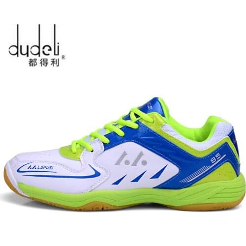 DUDELI Professional Badminton Shoes For Men Women Badminton Sneakers Lefusi Couples Badminton Sneaker Indoor Sport Tennis Shoes