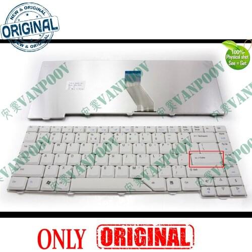 US laptop Keyboard for Acer Aspire 4210 4220 4520 4710 4720 4920 5220 5310 5520 5710 5720 5235 5910 5920 5930 6920 White / Black