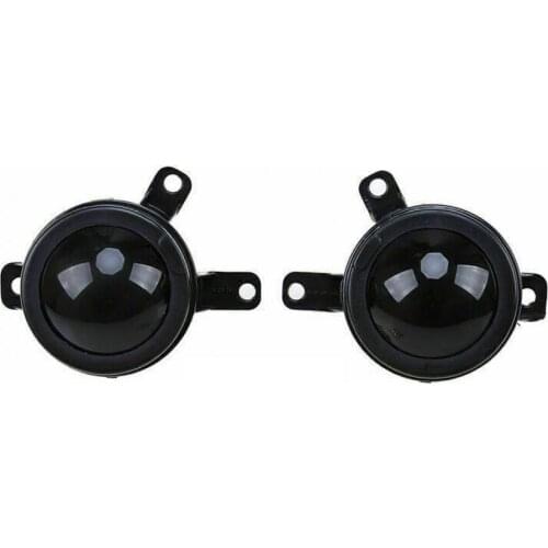 ABS 1Pair Fog Light Cover Durable Modified Parts Black Fog Lamp for Audi A6 C7 12-15 Car Light Accessories Shell