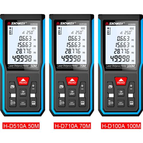 Rangefinders SNDWAY Diastimeter 120m Trena Measure Tape Laser Ruler Digital Distance Meter Measurer Range Finder Lazer Metreler