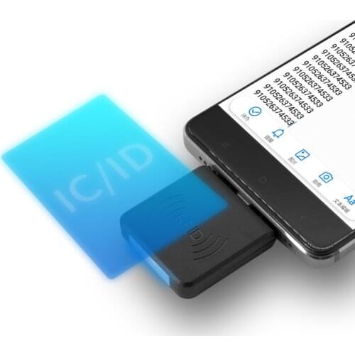 Mini NFC Reader Mobile Phone IC Card Reader usb Interface Support Android System No power free shipping