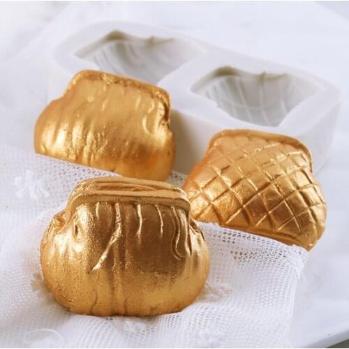 Fashion Handbag Mold Fondant Mould Cake Decorating Tools Chocolate Gumpaste Mold, Sugarcraft, Kitchen Accessories