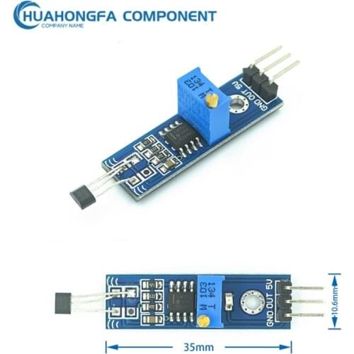10PCs/ YS -27 Hall Sensor Module Hall Speed Counting Detection Sensor Module Switch