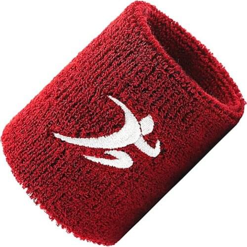 Outdoor Cotton Elastic Wristbands Gym Fitness Gear Support Power Sweatband Sports Wrist Wraps for Basketball Badminton Brace