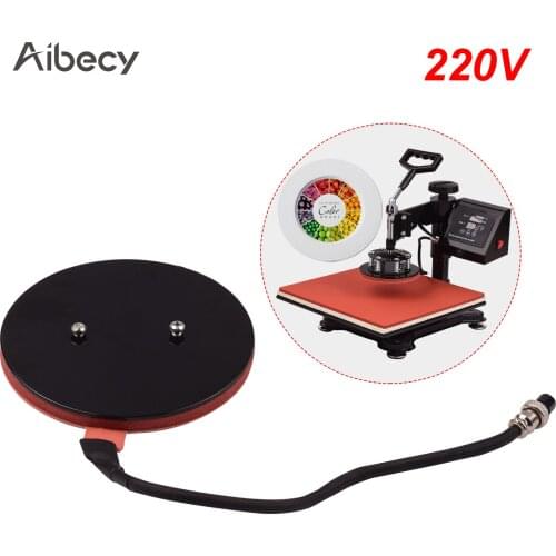 Aibecy Heat Press Plate Pad Sublimation Transfer Silicone Heating Pad Mat 15.5cm/6.1in 110V/220V for Heat Press Machine