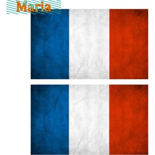 French Flag Bumper Stickers Are Made of Durable Waterproof Material, Car/truck Boat/MacBook/laptop and Aders Auto Parts