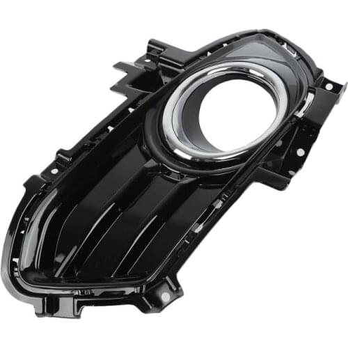 A pair New High Quality Gloss Black Fog Light Lamp Grill Grille Cover Fit for Ford Mondeo 2013-2015 Car styling Car accessories