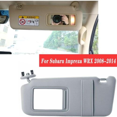 1PCS For Subaru Impreza WRX 2008 2009 2010 2011 2012 2013 2014 Car Interior Front Sun Visor Panel Sunvisor Makeup Mirror