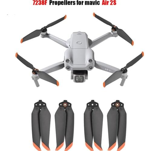 7238F Propellers for DJI Air 2/2S Quick Release Props Paddle Blade Low-Noise Wing Fan Spare Part Brand New In Stock Accessories