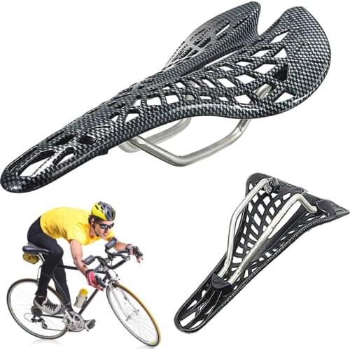 MTB Mountain Road Bicycle Saddle Carbon Fiber Racing Road Bike Riding Bicycle Hollow Saddle Seat Bike Parts Cycling Equipment