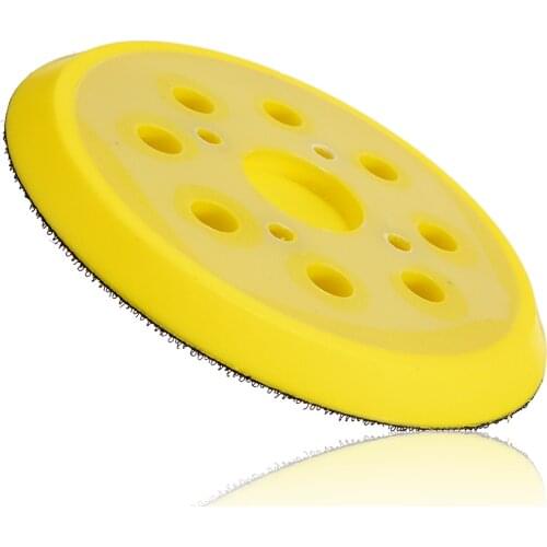 5 Inch 125mm 8 Holes Sanding Backing Plate for Woodworking Sand Disc Pad Air Sander Angle Grinder Grinding Power Tools