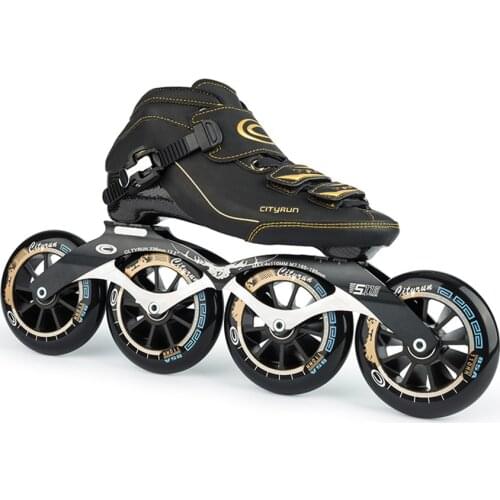 Cityrun Speed Inline Skates Carbon Fiber Professional Competition Skates 4 Wheels Racing Skating Patines Similar Powerslide