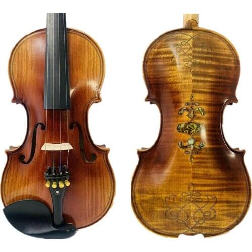 Strad Style SONG Brand Master Inlaid violin 4/4,huge and powerful sound #10108