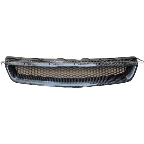 Type R Style Carbon Fiber Front Bumper Mesh Grill Radiator Grille For Honda Civic K8 Hatchback 1996-1998