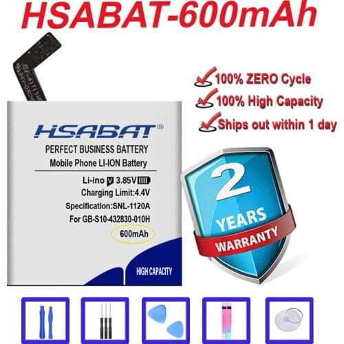 Top Brand 100% New 600mAh J18405 Battery for Sony GB-S10-432830-010H Smart Watch in stock