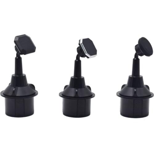 Universal 360 Degree Rotation Magnetic Car Cup Cellphone Holder Mount Cradle for -iphone -Samsung -Xiaomi Smartphone GPS