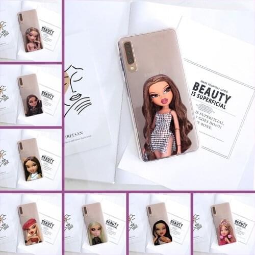 Back Cover For Samsung A3 A5 A7 2016 2017 Barbie Doll Cute Girl Silicone Soft Case For Samsung A5 A7 2018 A6 A8 Plus Phone Case