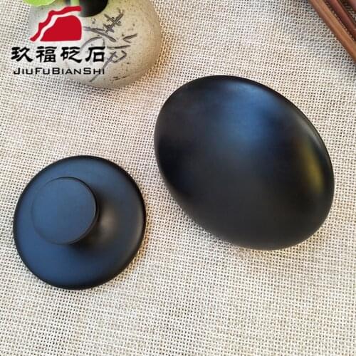 1 Pcs Mushroom Shape Massage Stone Lava Basalt Hot Stone for Spa Massage Therapy SN-Hot