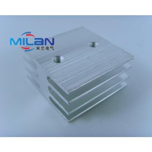 1PCS 35X35X17 Rectifying Bridge Radiator KBPC Heat Sinks Aluminum Radiator For Bridge Rectifier Diode Size 35*35*17MM New