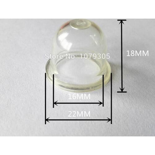 10PCS Brush cutter carburetor primer bulbs 22*16mm*18mm