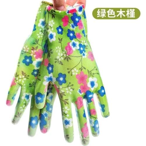 12 Pairs Womens Planting Work Thorn Proof Hand Protective Garden Gloves Tool Warterproof Durable and Soft Gloves