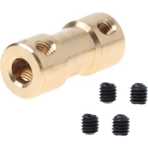 2-5mm Motor Copper Shaft Coupling Coupler Connector Sleeve Adapter US