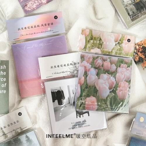 20sets/lot Memo Pads Sticky Notes ins wind Unfinished life Paper diary Scrapbooking Stickers Office School stationery Notepad