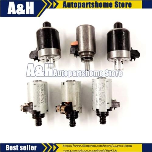 6Pcs/Set Car Auto Gearbox Transmission Solenoid Valve Fit for MERCEDES BENZ S500 1994- 2006 722.6 A1402770535