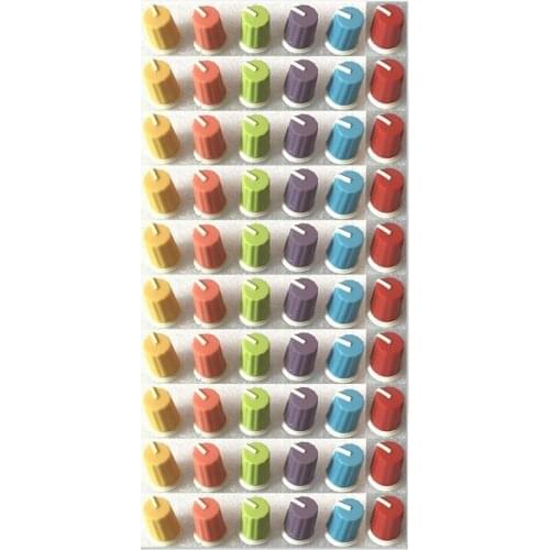 60PCS Replace EQ Rotary Knob For Pioneer DJ MIXER DJM djm-2000 900 850 750 700 800 DAA1176 DAA1305 colorful you can chose