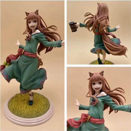 Anime the wolf and spices Holo PVC action figure figurine anime girl 10th anniversary Holo doll collectible model toys gift T30