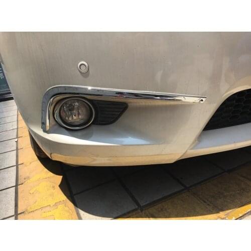 Car Abs Chrome Front fog Trim For 2015 toyota sienna 2Pcs/lot,auto exterior accessories