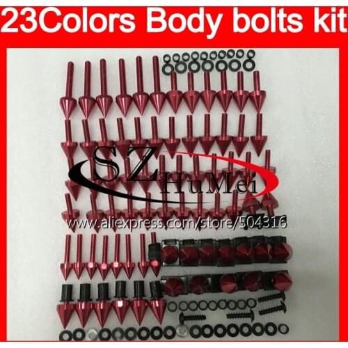 Fairing bolts full screw kit For KAWASAKI NINJA ZX2R ZXR250 93 94 95 96 ZXR 250 ZX-2R ZXR-250 96 97 Windscreen bolt screws Nuts