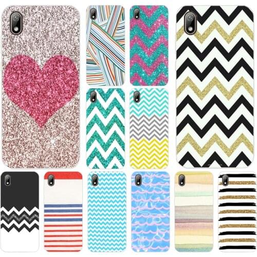 36 gold pink black Glitter Wave point Silicone TPU Protective Cover Phone Case On Case For Huawei Y5 Y6 Y7 Prime 2019 Case Soft