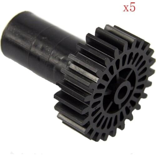 5pcs/lot Household electric meat grinder parts black Plastic Gear 7051414 fit for Braun Power Plus G1300 G1100 G1500 KGZ4 KGZ3