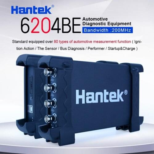 Hantek 6204BE 200MHz Automotive oscilloscope 4 Channels 1Gsa/s Portable USB PC Handheld Digital Osciloscopio Diagnostic-tool