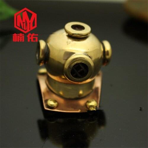 Diving Cap Retro Brass Paracord Knife Beads 1PC EDC Outdoor Tools Mini Accessories