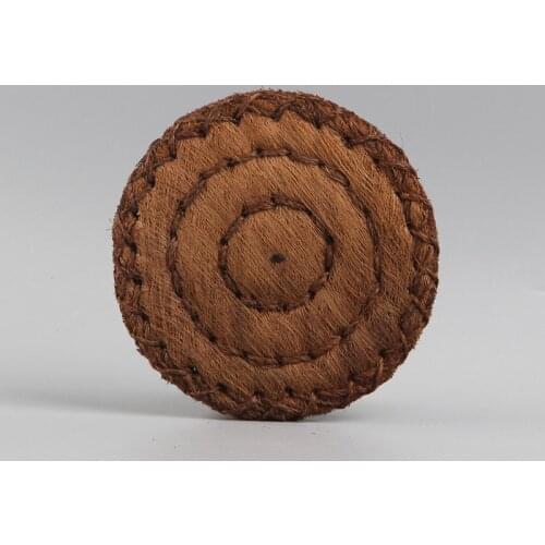 PINNY Natural Brown Silk Tea Pot Mat Palm Fiber Tea Cup Pads Kung Fu Tea Ceremony Accessories Vintage Heat Resistant Mat