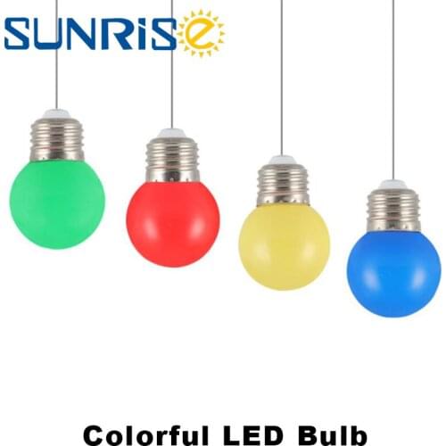 Colorful Globe Light Bulb E27 Led Bar Light 3W White Red Blue Green Yellow Orange Pink Lamp Light SMD 2835 Home Decor Lighting
