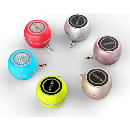 Mini speaker plug in and play support Line-in external amplifier for mobile phone