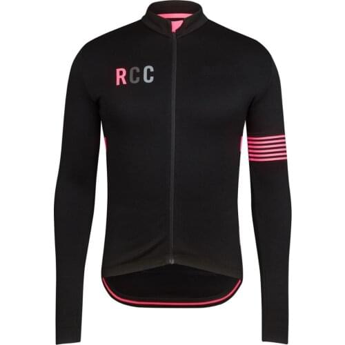 RCC 2021 Men Long Sleeve Cycling Jersey Clothing Bicycle New Team Outdoor Mountain Road Uniform Bike Wear Shirt Clothes