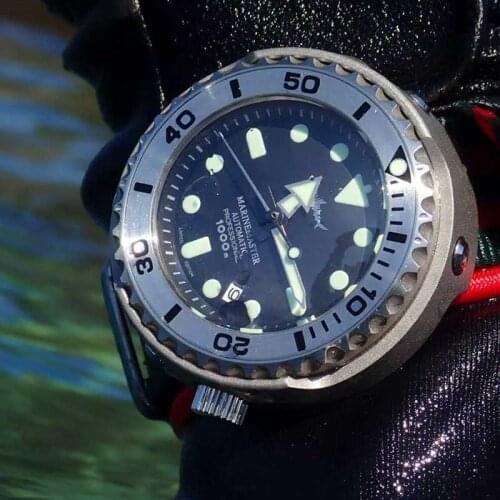 HEIMDALLR Mens Tuna Diver Watch Sapphire Crystal 1000m Water Resistance NH35A Automatic Movement Mechanical Mens Diving Watch